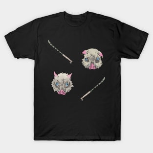 Boar with Swords T-Shirt